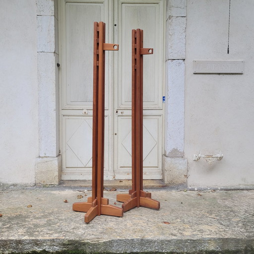 Pair Of Scandinavian Coat Racks.