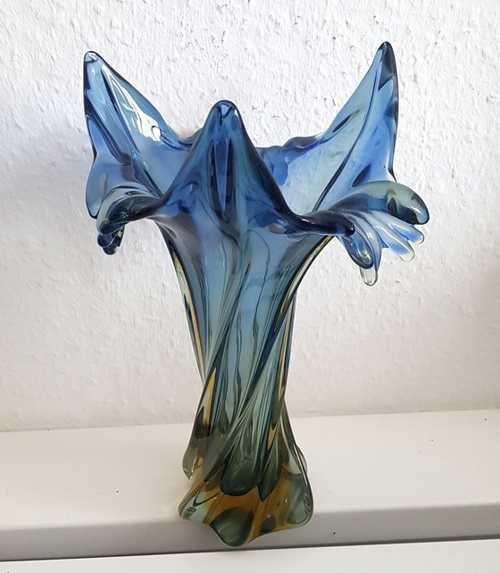Image 1 of Murano Glass Vase From Seguso, 1950S