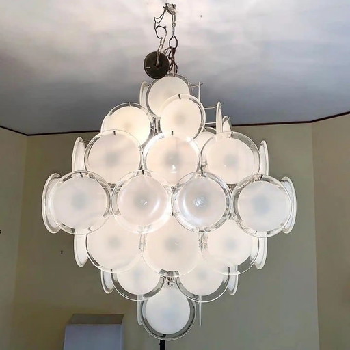 Gino Vistosi Murano Disc Chandelier