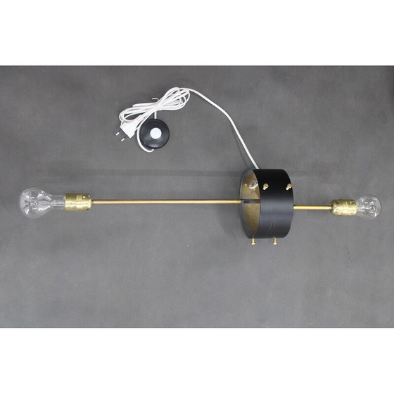 Image 1 of Vintage glass floor lamp by Karel Volf, Czechoslovakia 1980