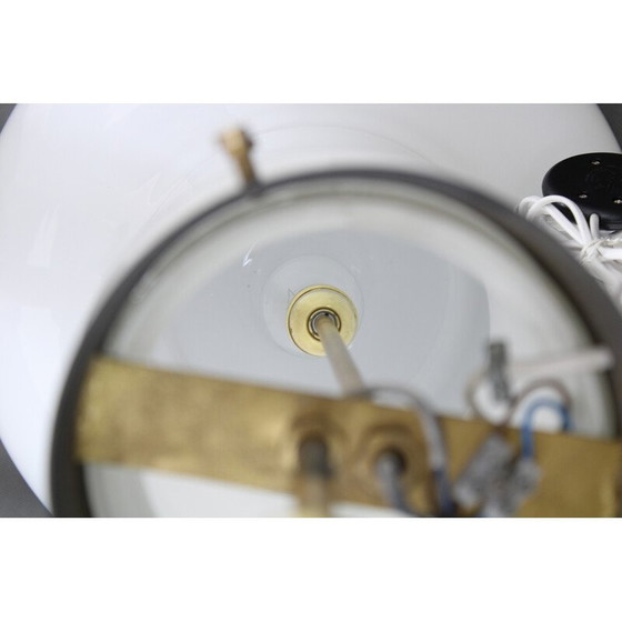 Image 1 of Vintage glass floor lamp by Karel Volf, Czechoslovakia 1980