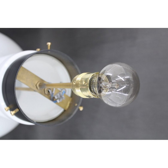 Image 1 of Vintage glass floor lamp by Karel Volf, Czechoslovakia 1980