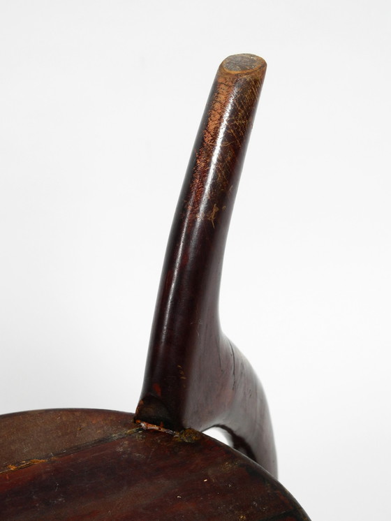 Image 1 of Échiquier et table d'appoint originaux Mid Century en bois et verre d'Italie