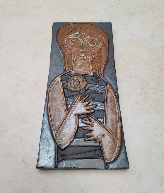 Image 1 of Ceramic wall plaque Amphora