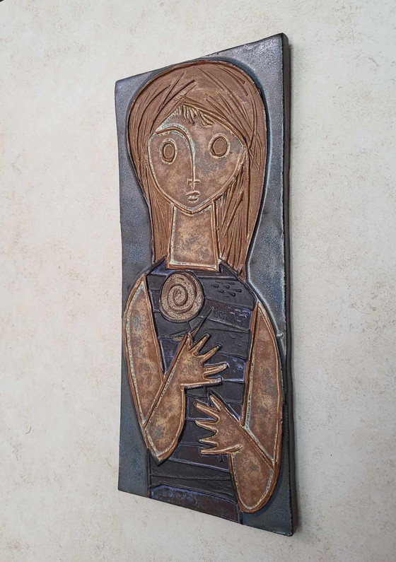 Image 1 of Ceramic wall plaque Amphora