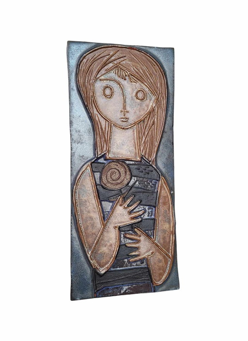 Ceramic wall plaque Amphora