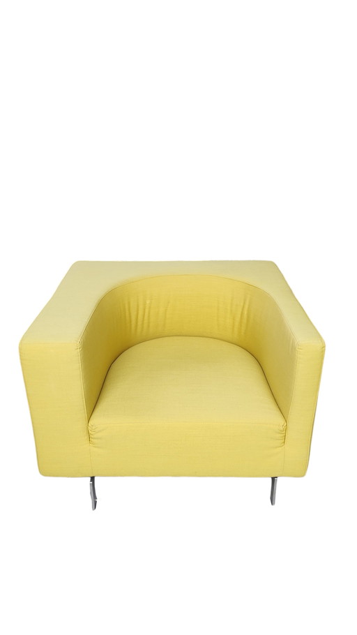 Arco "side by side" armchair light green