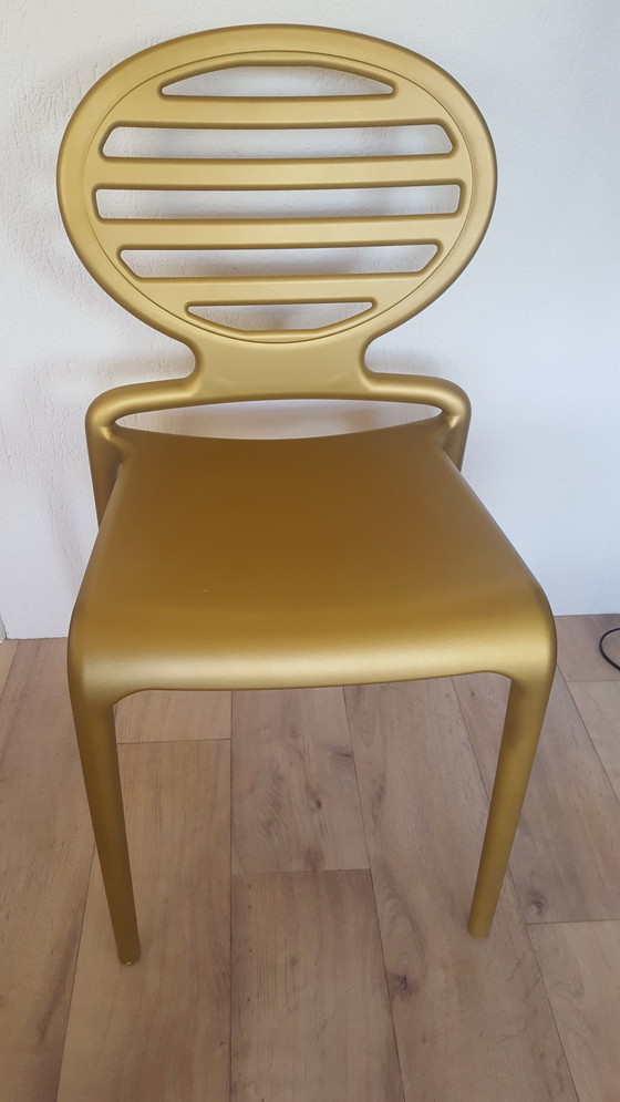 Image 1 of Scab Cokka dining chair Gold