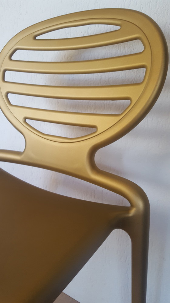 Image 1 of Scab Cokka dining chair Gold