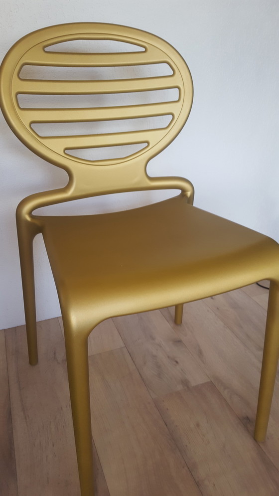 Image 1 of Scab Cokka dining chair Gold