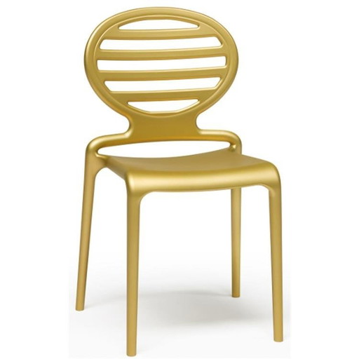 Scab Cokka dining chair Gold