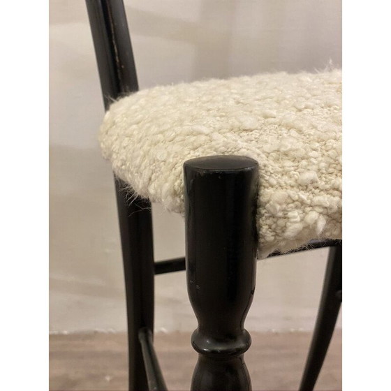 Image 1 of Vintage chiavari chair in walnut by Fratelli Levaggi, 1950