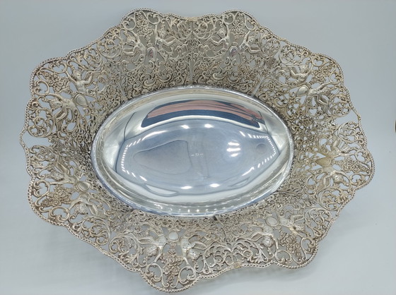 Image 1 of Silver bread basket Fa. Danilo Nannelli