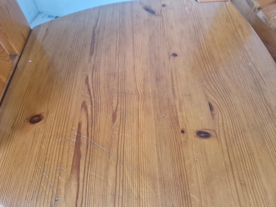 Image 1 of Vintage Brutalist Pine Wood Chairs