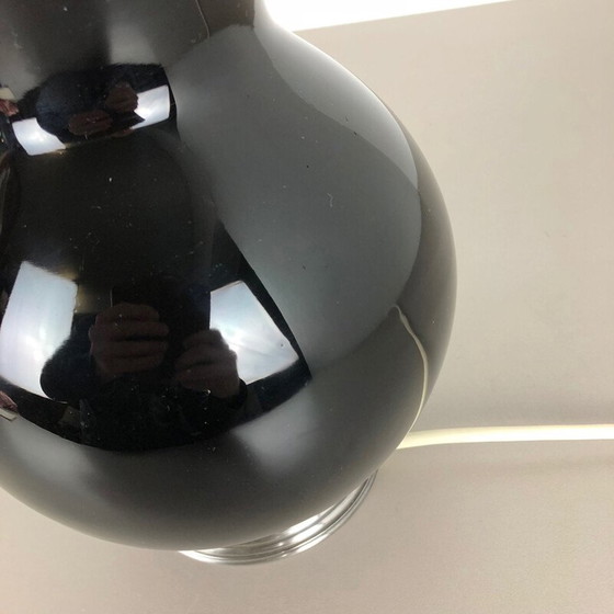 Image 1 of Lampada da tavolo vintage in vetro opalino a bolle di Murano di Cenedese Vetri, 1960