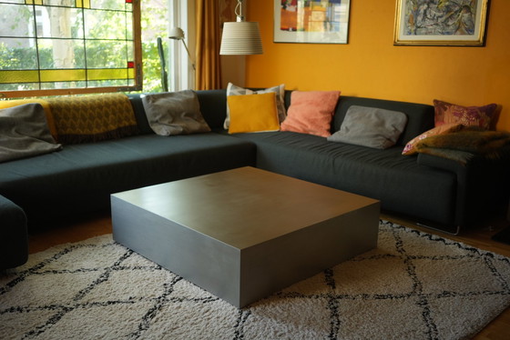 Image 1 of Giani Rosi Brushed Stainless Steel Coffee Table