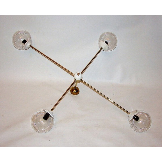 Image 1 of Vintage Minimalist chandelier 1960s
