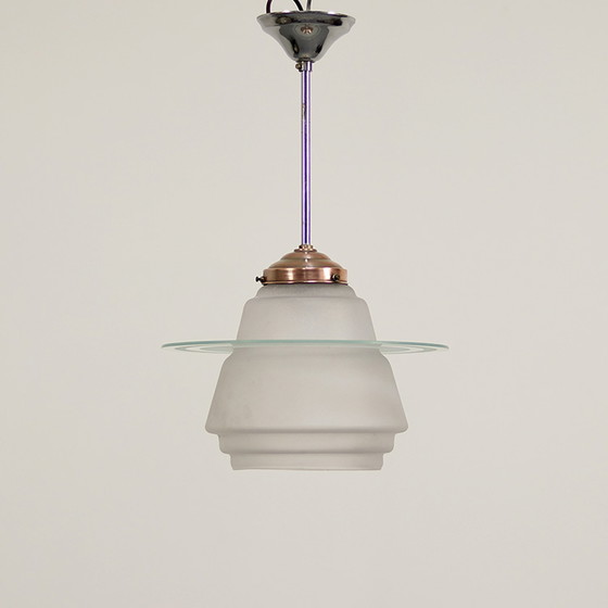 Image 1 of Art Deco Saturn Pendant Lamp