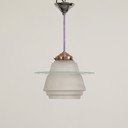 Lampe pendante Saturn Art Déco