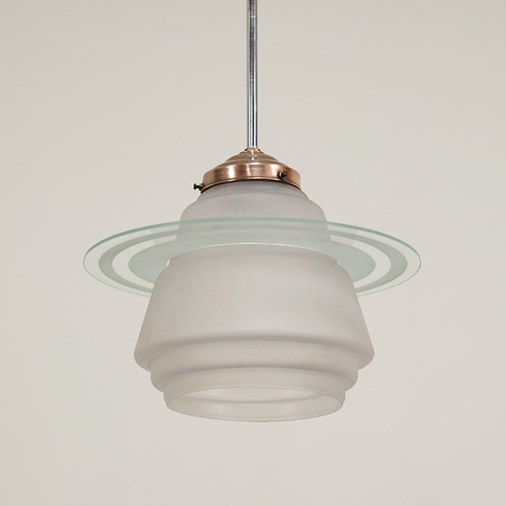 Image 1 of Art Deco Saturn Pendant Lamp