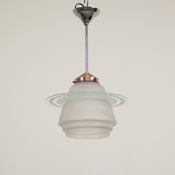 Image 1 of Art Deco Saturn Pendant Lamp