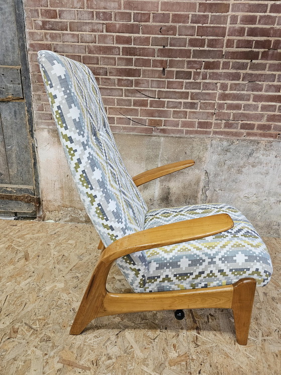 Image 1 of Gimson&Slater Rock N'Rest Relax Armchair With Hocker