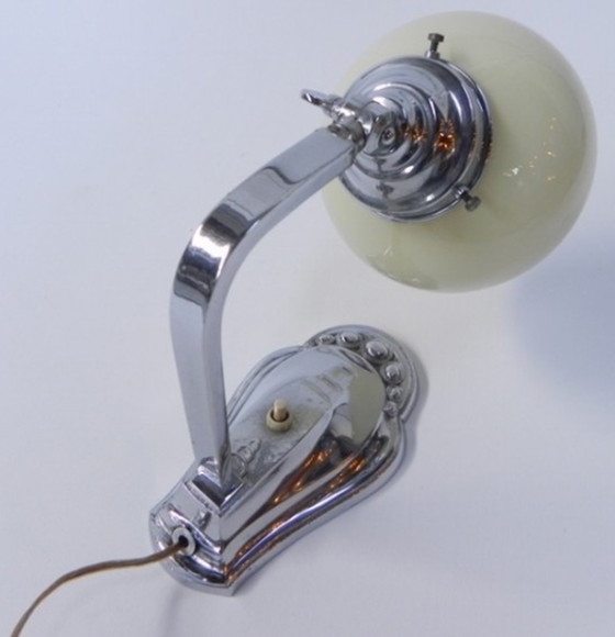 Image 1 of Art deco desk lamp with adjustable shade