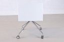 Chaise design Arper Saari en cuir blanc