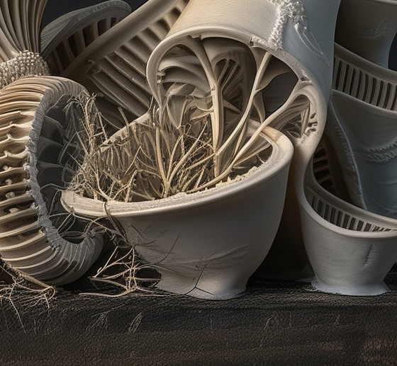 Image 1 of Pezzo unico a basso costo: le nature morte di Benoit Mandelbrot: architettura effimera