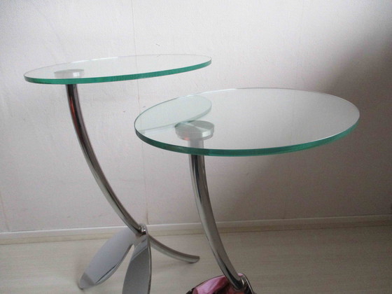 Image 1 of 2x Metaform Papillon side tables