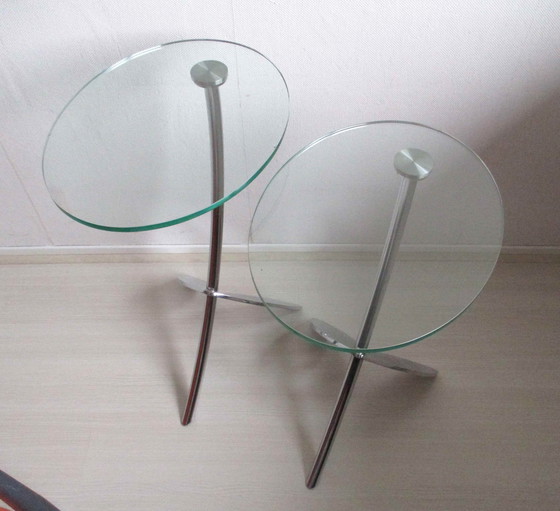 Image 1 of 2x Metaform Papillon side tables