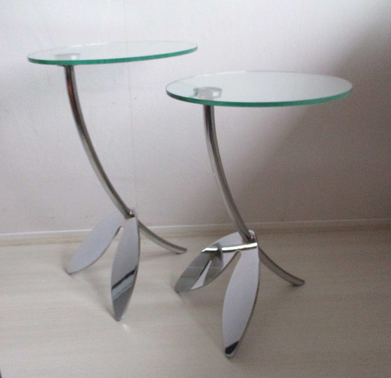 Image 1 of 2x Metaform Papillon side tables