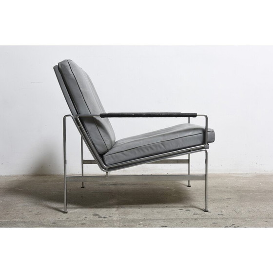 Image 1 of Vintage leather lounge chair FK 6720, Fabricius and Kastholm - 1960s