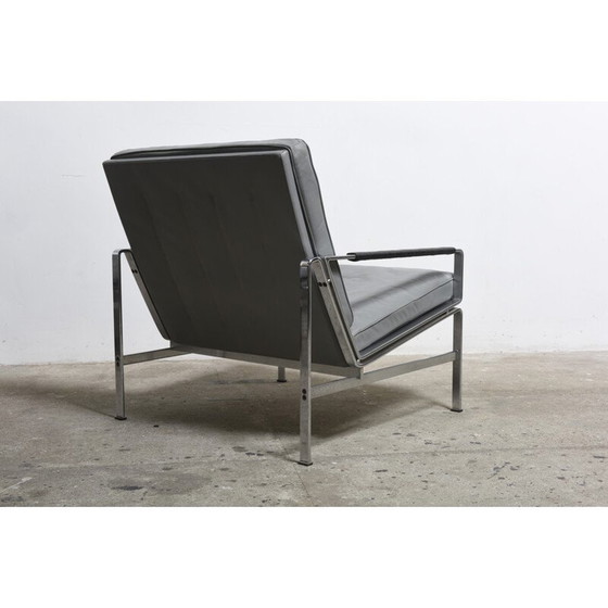 Image 1 of Vintage leather lounge chair FK 6720, Fabricius and Kastholm - 1960s