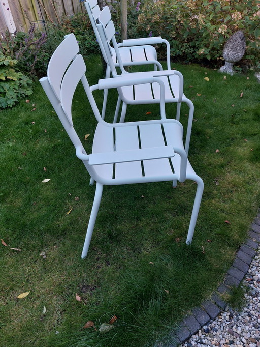 3X Fermob Luxembourg garden chairs