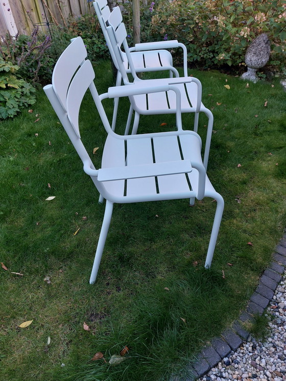 Image 1 of 3X Fermob Luxembourg garden chairs