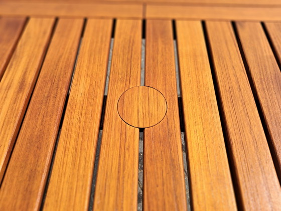 Image 1 of Privilege outdoor teak extendable table 134 cm maximum