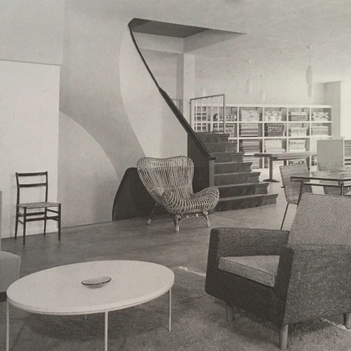 Table basse vintage Paul McCobb pour Metz & Co 1950s