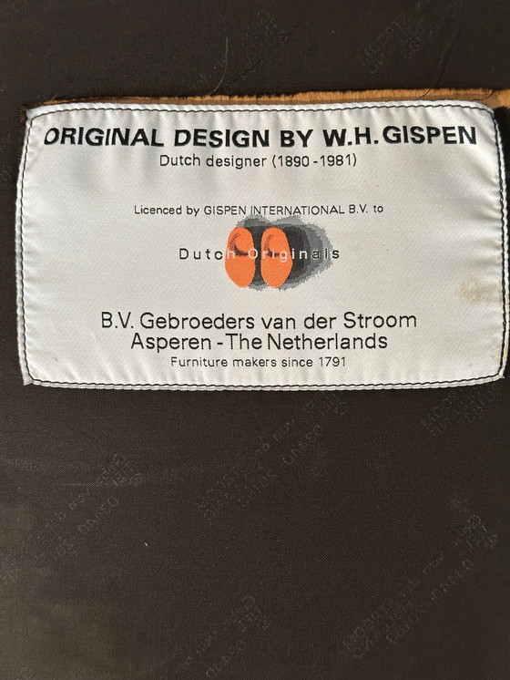 Image 1 of 6x Gebroeders van der Stroom Dutch Originals Gispen Chair