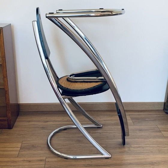 Image 1 of Pair of vintage cantilever chairs