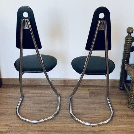 Image 1 of Pair of vintage cantilever chairs