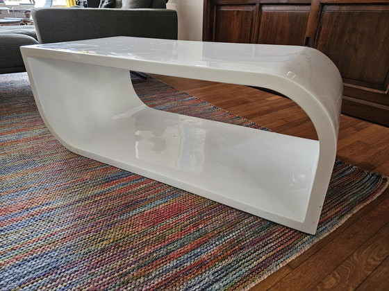 Image 1 of White High Gloss Coffee Table