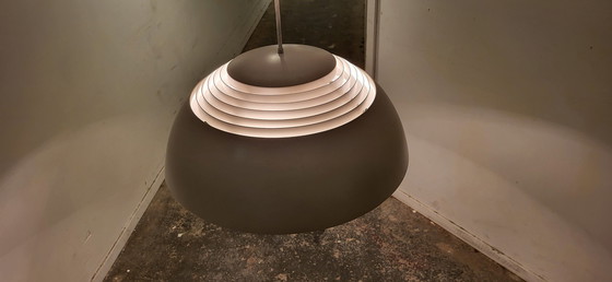 Image 1 of  Midcentury Danish AJ Royal 500 pendant lamp in white by Arne Jacobsen for Louis Poulsen, 1960s