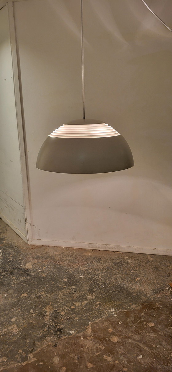 Image 1 of  Midcentury Danish AJ Royal 500 pendant lamp in white by Arne Jacobsen for Louis Poulsen, 1960s