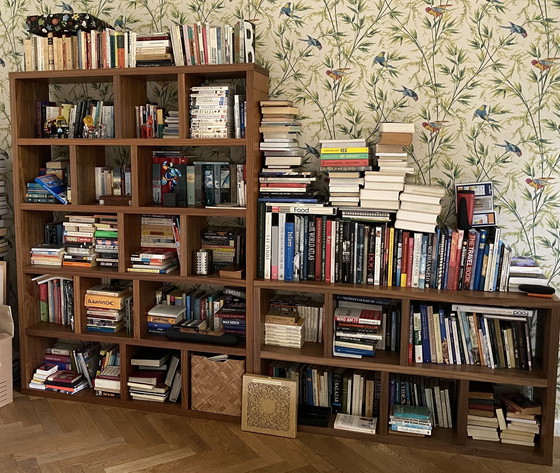 Image 1 of Westwing Portlyn (Temahouse Portugal) Walnuts Bookcase Combo In Good Condition 