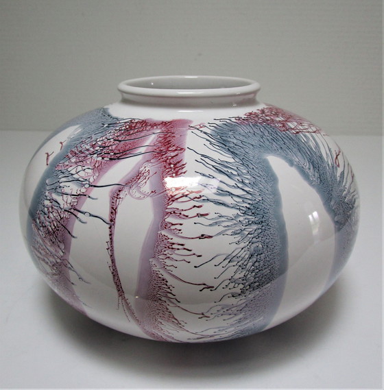 Image 1 of Vase Boule Bay Keramik German Ceramic 70's