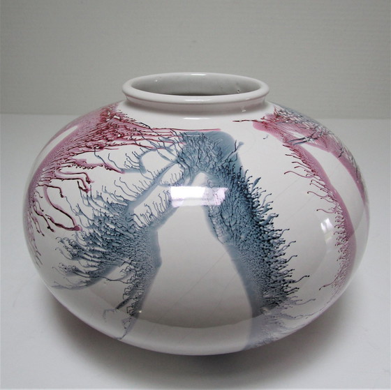 Image 1 of Vase Boule Bay Keramik German Ceramic 70's