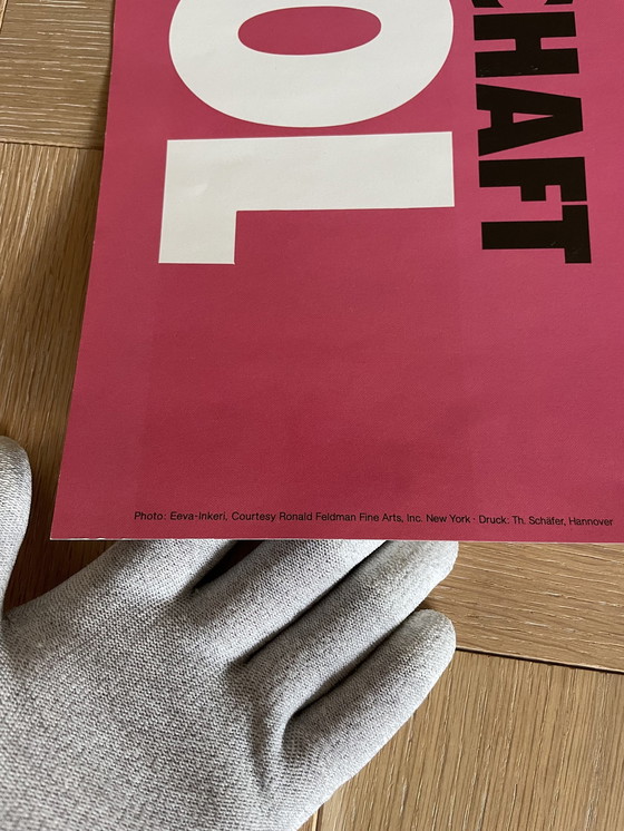 Image 1 of Andy Warhol (1928–1987), Greta Garbo, 1981, Kestner-Gesellschaft Hannover, Original Vintage Poster, Printed In Germany