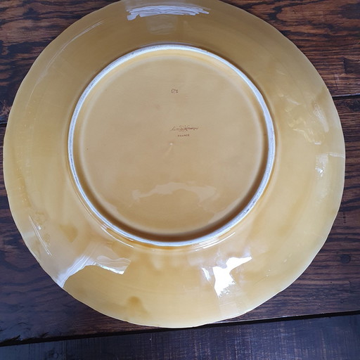 Large Dish Of Sarreguemines 36Cm