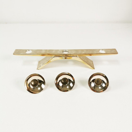 Image 1 of Candeliere vintage in metallo argentato di Kurt Radke per Wmf, Germania 1960